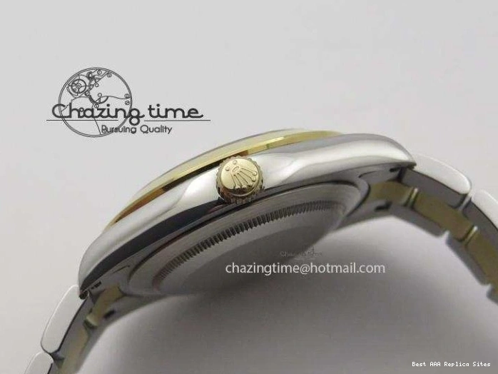 Best AAA Replica Sites 3978 On Bracelet Dial Black 116203 Best Diamond SS Oyster DateJust YG A UrbanStyle Edition BP-Maker 36MM 1225